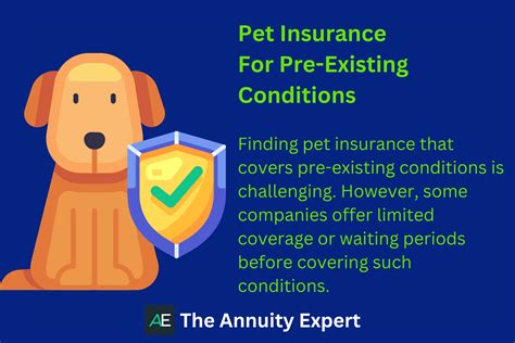 pet insurance for existing condition.